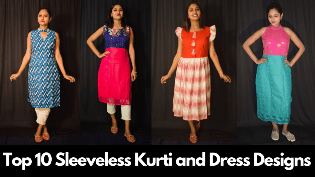 Buy Sleeveless Kurtis online in India - Akshalifestyle.com