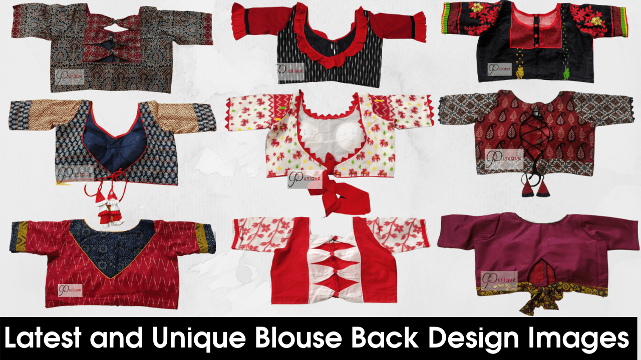 Latest And Unique Blouse Back Design Images
