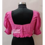 pink hakoba with cotton frill croptop blouse1