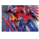 Blue Red Itkat Back Bow Lace 3