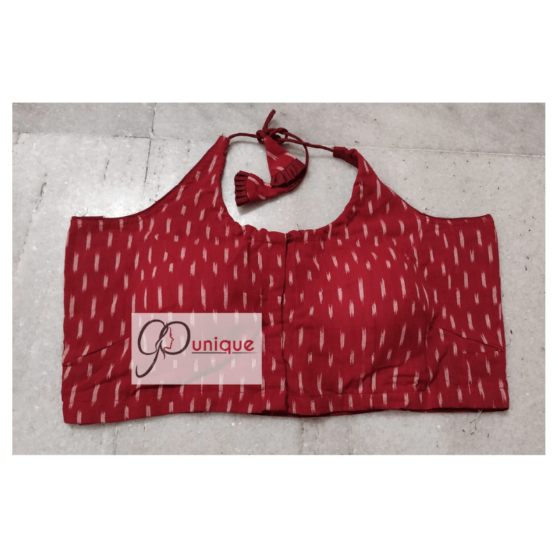 ikkat cotton blouse pieces