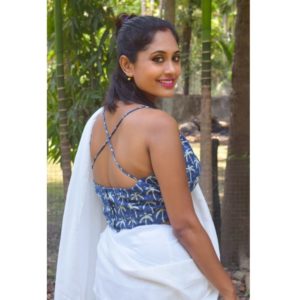 indigo with backless