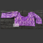 Purple 3 Quarter Sleeves Kkat Blouse 6