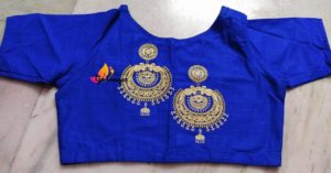 Jhumka Embroidery Blouse
