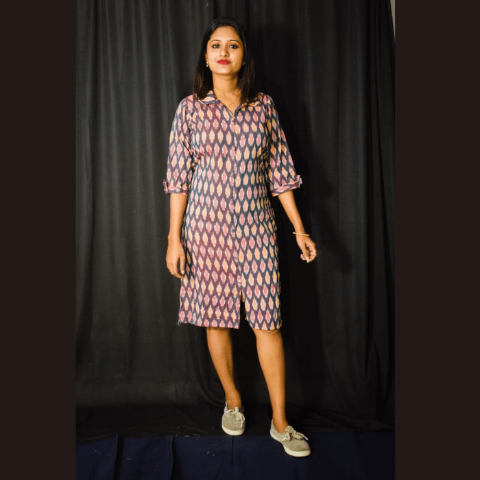 cotton ikkat dresses