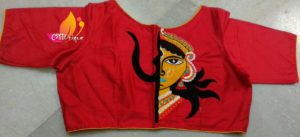 Trishul Durga Designer Embroidery