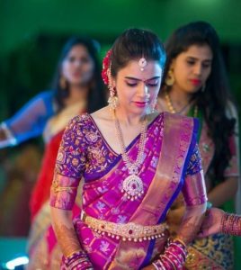 pattu silk blouse for wedding