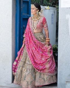 pink zari work wedding blouse designs