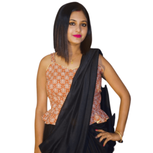 reddish brown ajrak sleeveless croptop 1 112