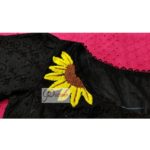 black hakoba with hand embroidery with lace blouse 1