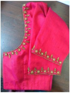 Latest Aari Work Blouse Designs Images 