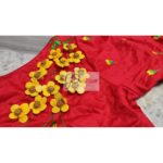 red yellow green 3d hand embroidery blouse 4