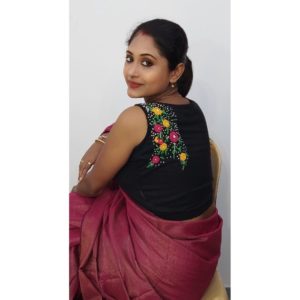 black khadi with hand embroydary3