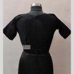 black cotton silk backlace blouse with latkan2 copy